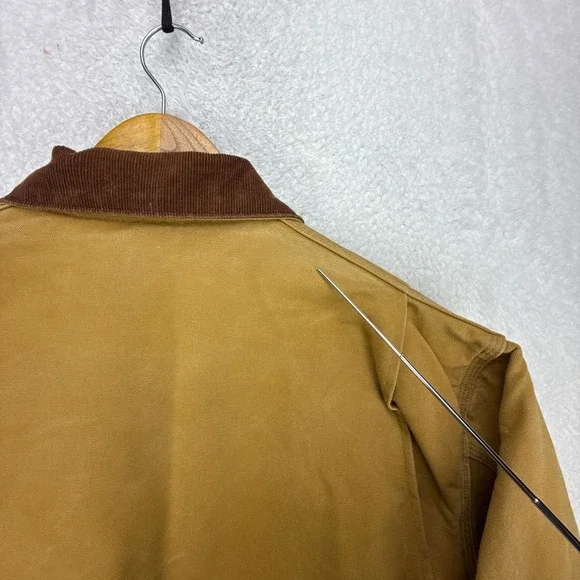 Carhartt Detroit Jacket Blanket Lined Mens 48 Tall J01 BRN Brown 6BLJT - Picture 12 of 16